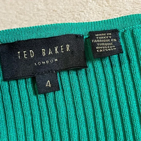 Ted Baker Square Neck Ribbed Top - Picture 8 of 12